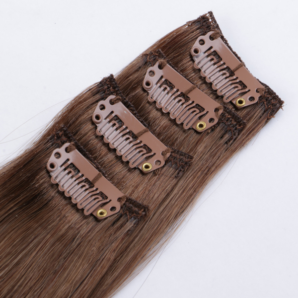 Clip in hairextensions weave hair real hair extensions JF309